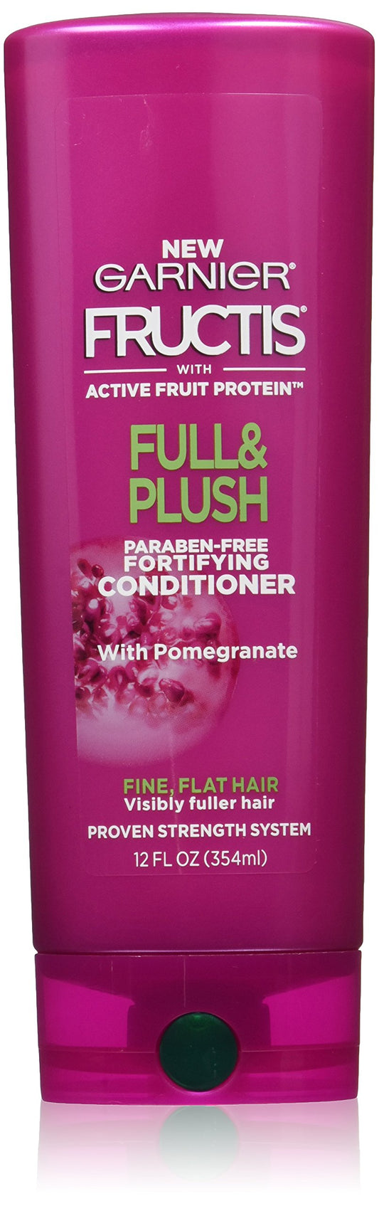 Garnier Hair Care Fructis Full and Plush Conditioner, 12 Fluid Ounce