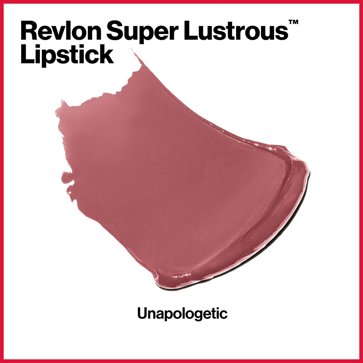 Revlon Super Lustrous Lipstick, Creamy Formula For Soft, Fuller-Looking Lips, Moisturized Feel, Unapologetic, 0.15 oz Beauty & Personal Care REVLON