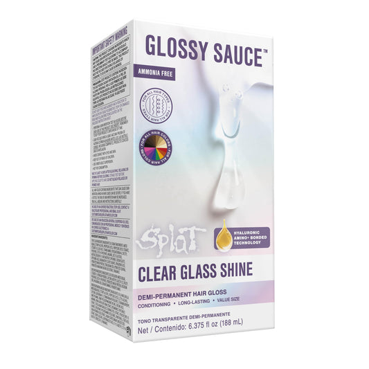 Splat Glossy Sauce Demi-Permanent Clear Gloss Hair Color Beauty & Personal Care Splat
