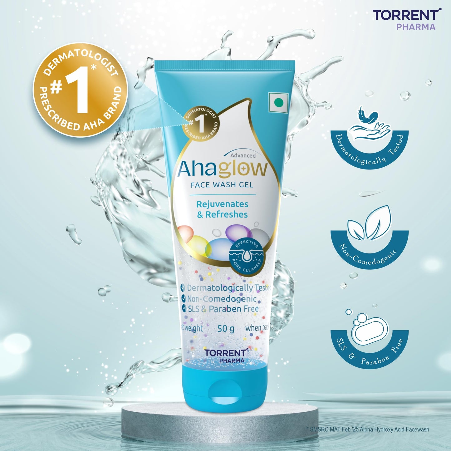 AHAGLOW FACE WASH 50GM Beauty & Personal Care AHAGLOW