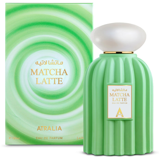 Atralia Matcha Latte Eau de Parfum - Sweet & Long Lasting Gourmand Perfume Inspired by Matcha Tea with Vanilla, Toffee & Tonka Beans - Unique Unisex Beauty & Personal Care Atralia