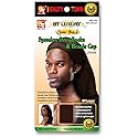 BT Luxury Spandex Cap for Dreadlocks & Braids - w/Open Back Option (US, Alpha, One Size, Big, Brown Open Back) Beauty & Personal Care Beauty Town