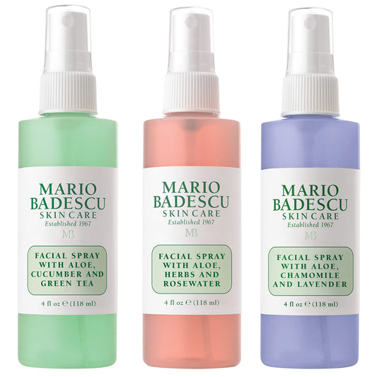 Mario Badescu Facial Spray Trio - Cucumber, Rose, Lavender - Cooling, Hydrating Mists for All Skin Types Beauty & Personal Care Mario Badescu