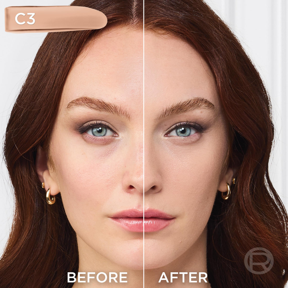 L'Oreal Paris True Match Super-Blendable Foundation, Medium Coverage Liquid Foundation Makeup, C3, Light Medium, 1 Fl Oz