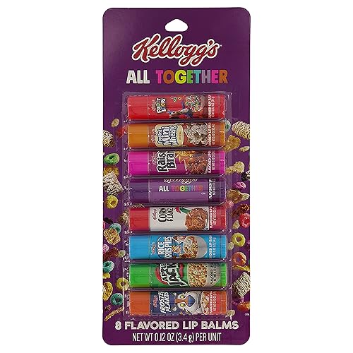 Taste Beauty KELLOGGS Breakfast Pack Lip Balms- 8-Pack of Favorite Cereal Flavors incl Rice Krispies, Frosted Flakes & More Beauty & Personal Care Taste Beauty