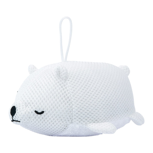 Liv Heart 97823-11 Body Sponge, Relabus, Lucky Polar Bear (Total Length: Approx. 6.3 inches (16 cm)), Bath Goods Beauty and Personal Care LIV HEART