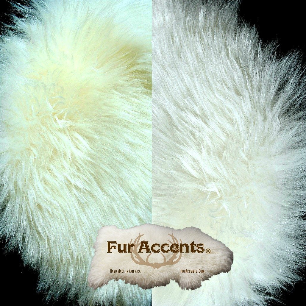 Large Bear Skin Area Throw Rug - Luxury Soft Faux Fur - Available in 6 Colors - Ultra Suede Lining - Fur Accents Original - USA (8'x10', White) Beauty and Personal Care Fur Accents