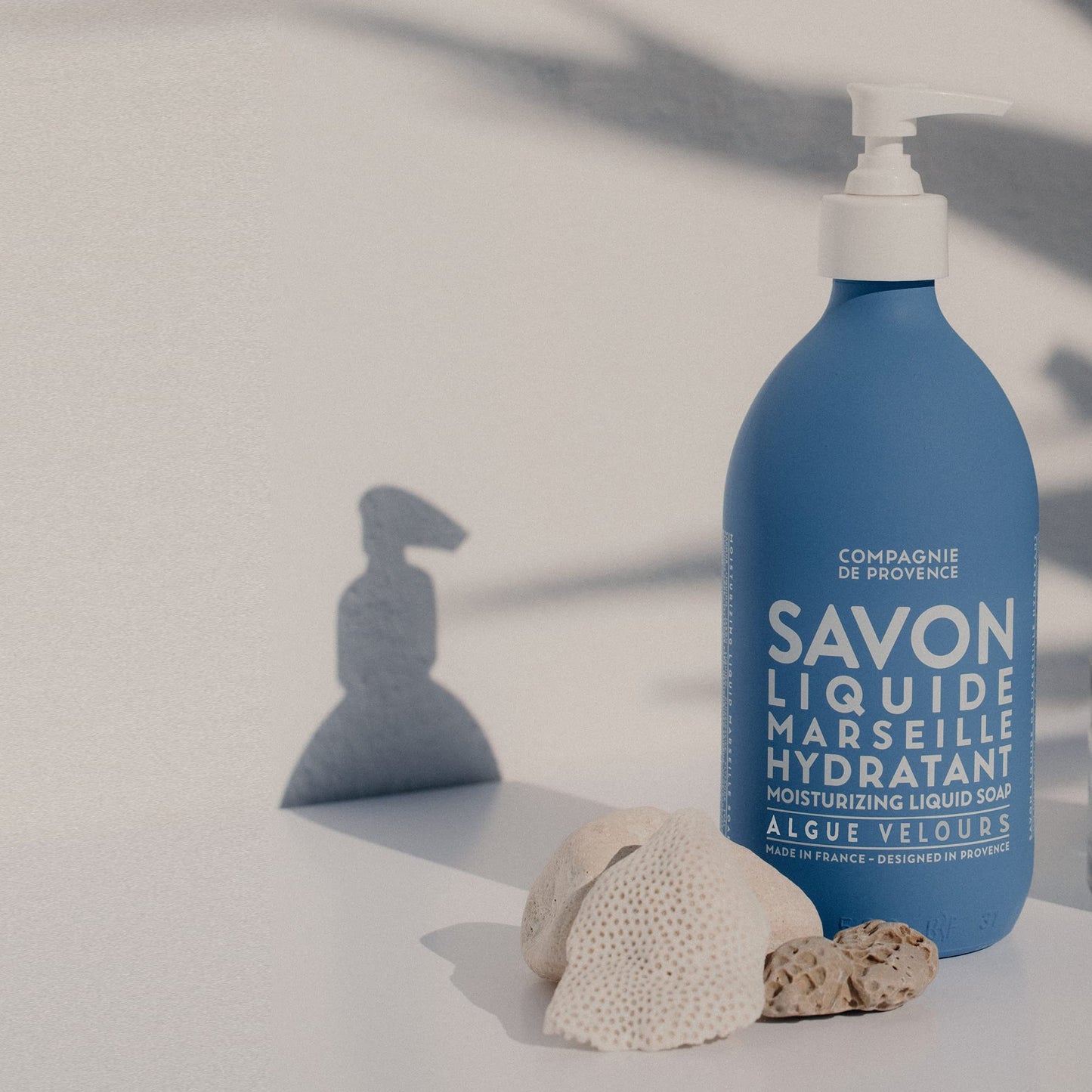 Compagnie de Provence Savon de Marseille Extra Pure Liquid Soap - Velvet Seaweed - 16.7 Fl Oz Glass Pump Bottle and 33.8 fl oz Plastic Bottle Refill Beauty & Personal Care La Compagnie de Provence