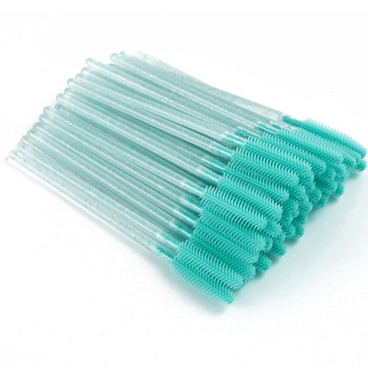Apothie 50 Pieces Silicone Disposable Mascara Eyelash Wands - Eyebrow & Lash Extension Spoolie Brushes, Comb Separator, Microblading Tool, Applicator Beauty & Personal Care Apothie