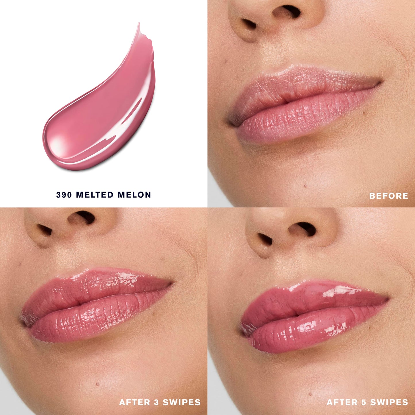 Estée Lauder Pure Color Melt-On Glosstick for Lips | Plumping & Moisturizing Lip Gloss, 390 Melted Melon Beauty & Personal Care Estée Lauder