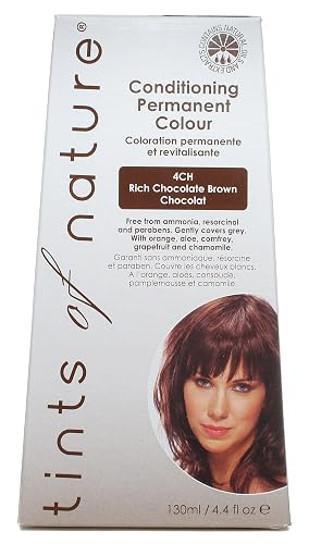 Tints Of Nature - Conditioning Permanent Hair Color 4CH Rich Chocolate Brown - 4.4 oz. Beauty & Personal Care Tints of Nature
