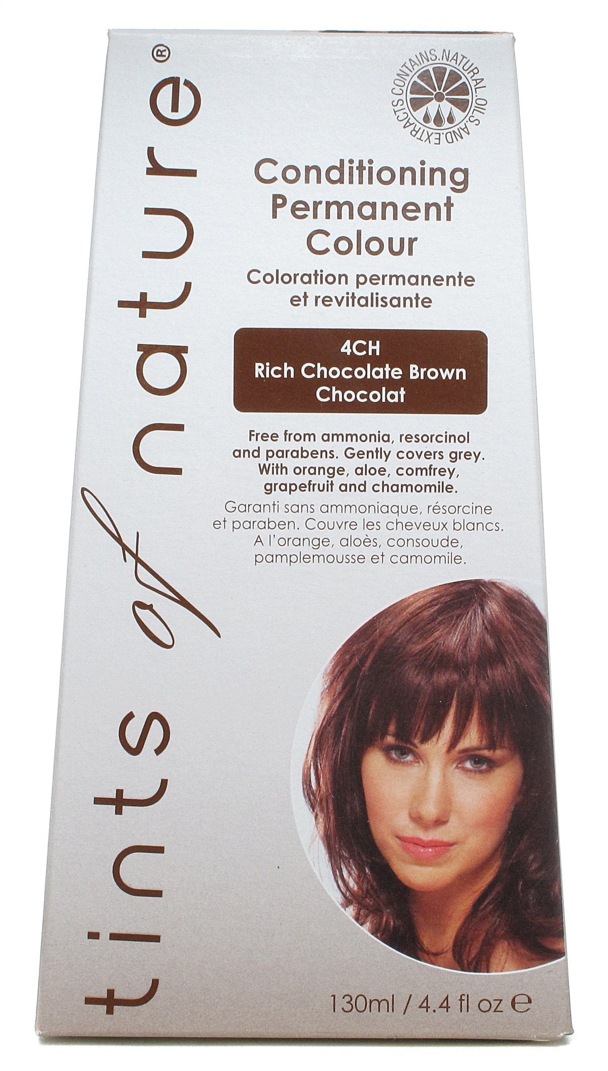 Tints Of Nature - Conditioning Permanent Hair Color 4CH Rich Chocolate Brown - 4.4 oz. Beauty & Personal Care Tints of Nature