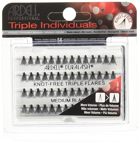 Triple Individuals Knot-Free Medium Black Beauty & Personal Care Ardell