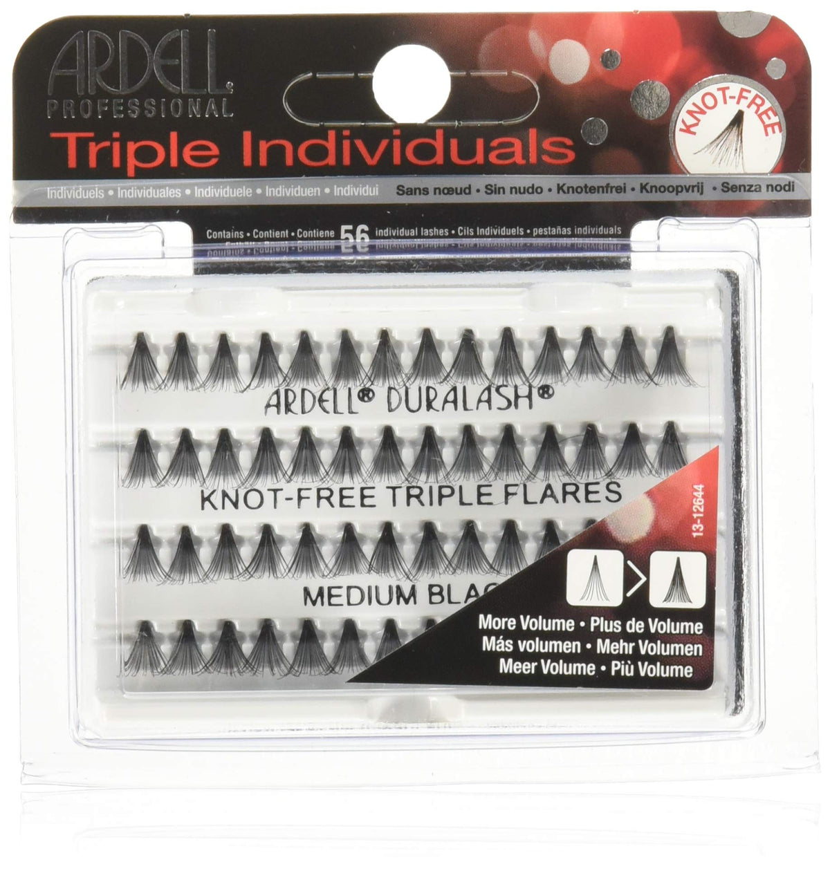 Triple Individuals Knot-Free Medium Black Beauty & Personal Care Ardell