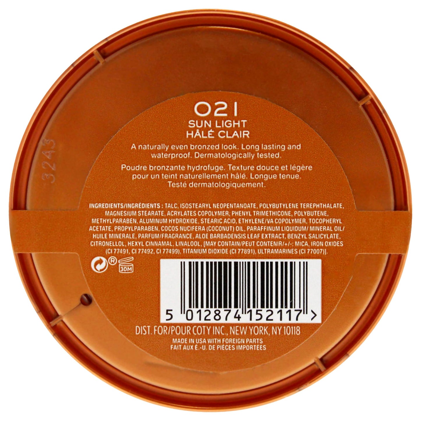 Rimmel London Natural Bronzer - Sun Light Beauty & Personal Care Rimmel