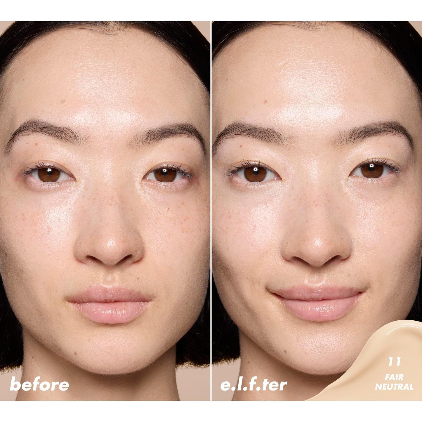 e.l.f. Soft Glam Satin Concealer, Medium Coverage For Blemishes & Under-Eye, Crease-Resistant, Long Lasting, Vegan , 11 Fair Neutral Beauty & Personal Care e.l.f.