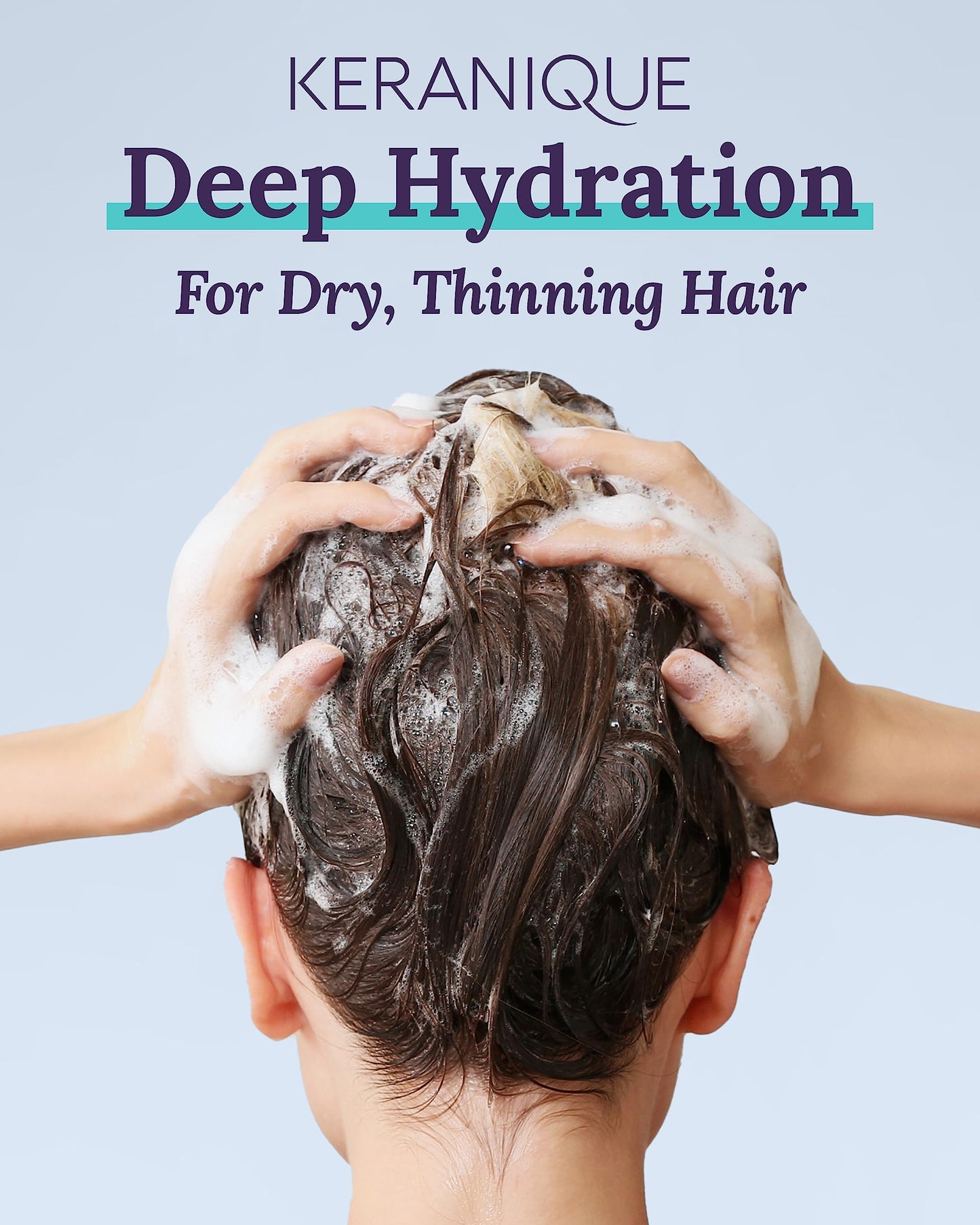 Keranique Keratin Conditioner Deep Hydration for Hair Growth and Thinning Hair, Volumizing, 8 Ounce Beauty & Personal Care Keranique