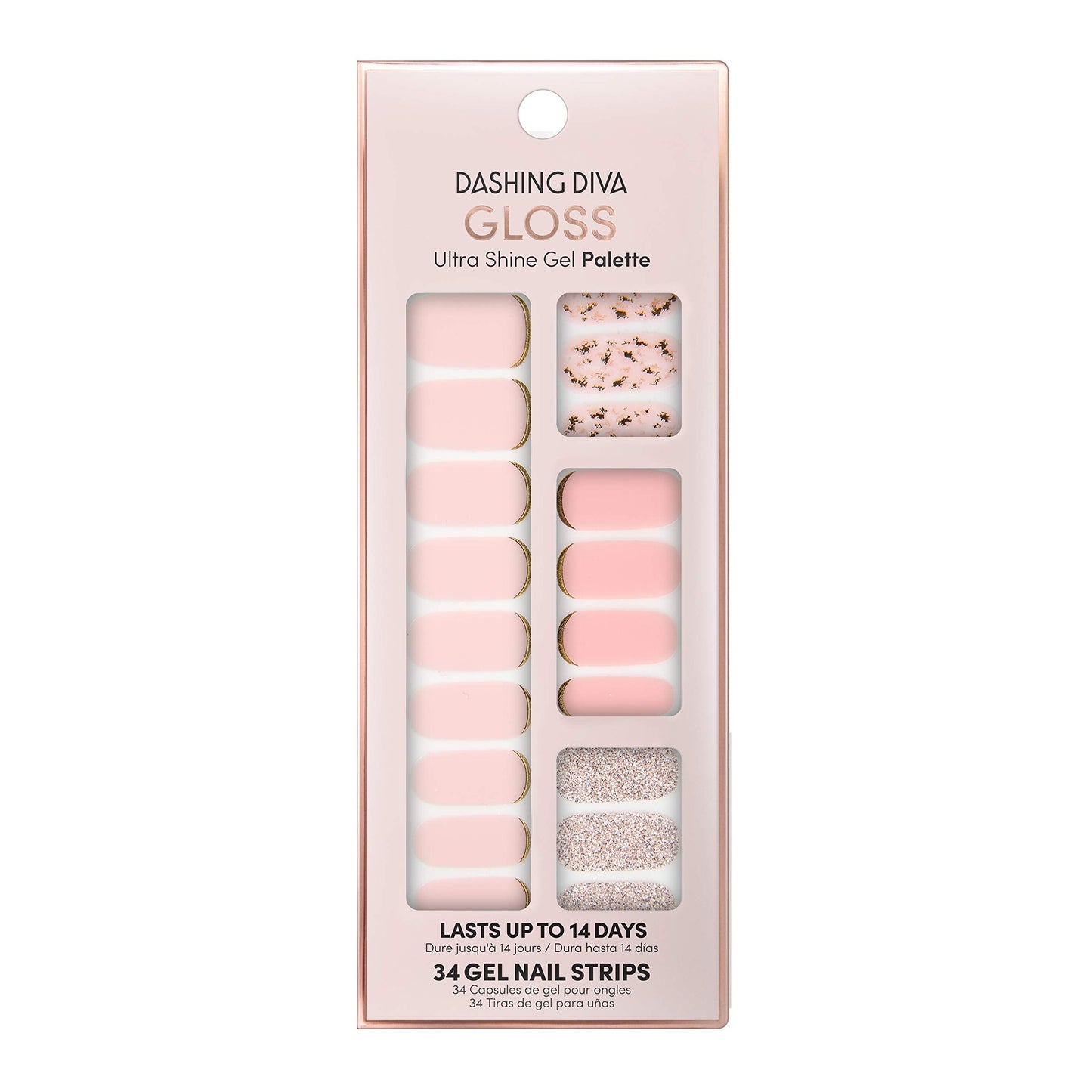 Dashing Diva Gloss Ultra Shine Gel Strips (plush sorbet) Beauty & Personal Care Dashing Diva