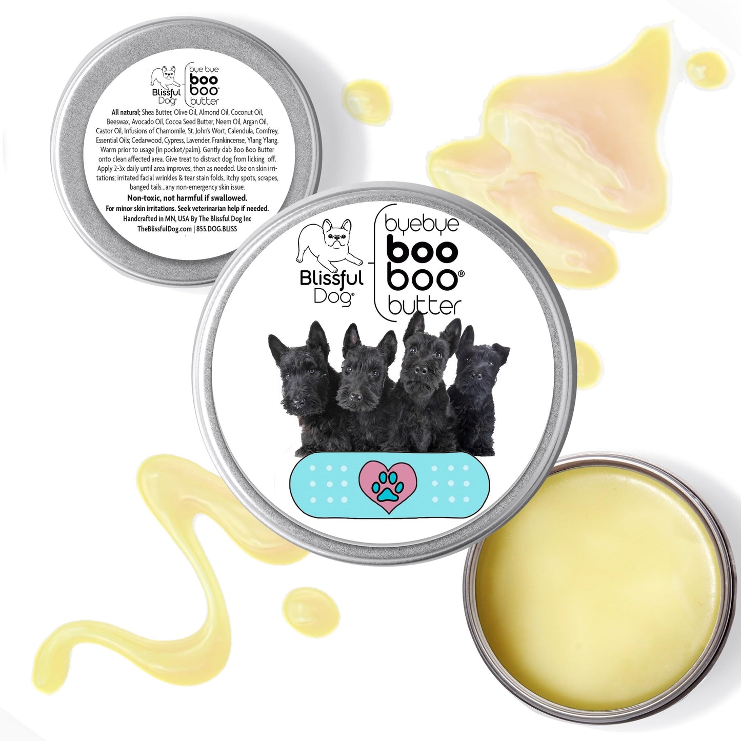 The Blissful Dog Scottish Terrier Boo Boo Butter, 2 Ounce Beauty and Personal Care The Blissful Dog