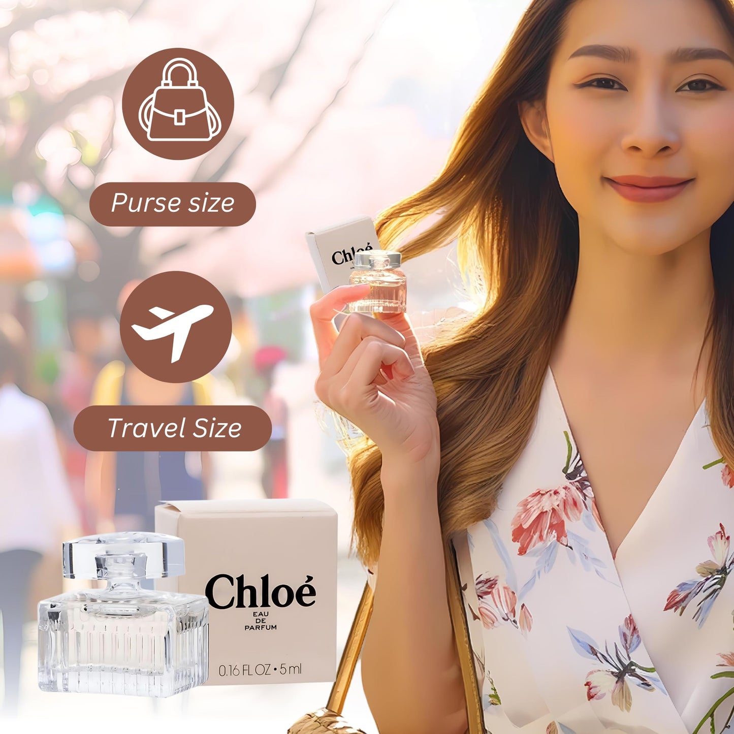 Chloe Perfume for Women EDP Mini Splash 0.16 Fl OZ Beauty & Personal Care Chloe