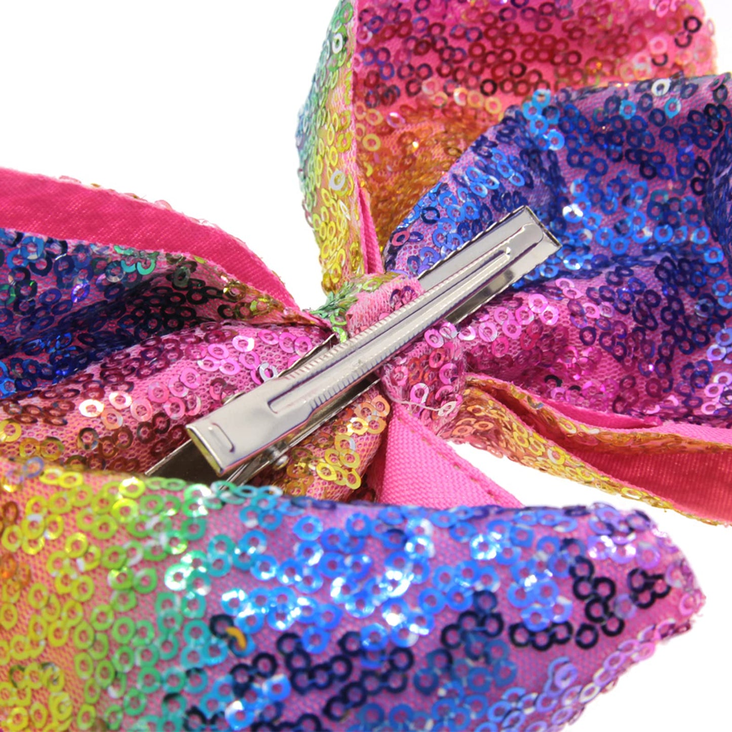 Xansema Hair Accessories: Sequin Large Bows with Alligator Clips for Girls (Red) Beauty & Personal Care Xansema