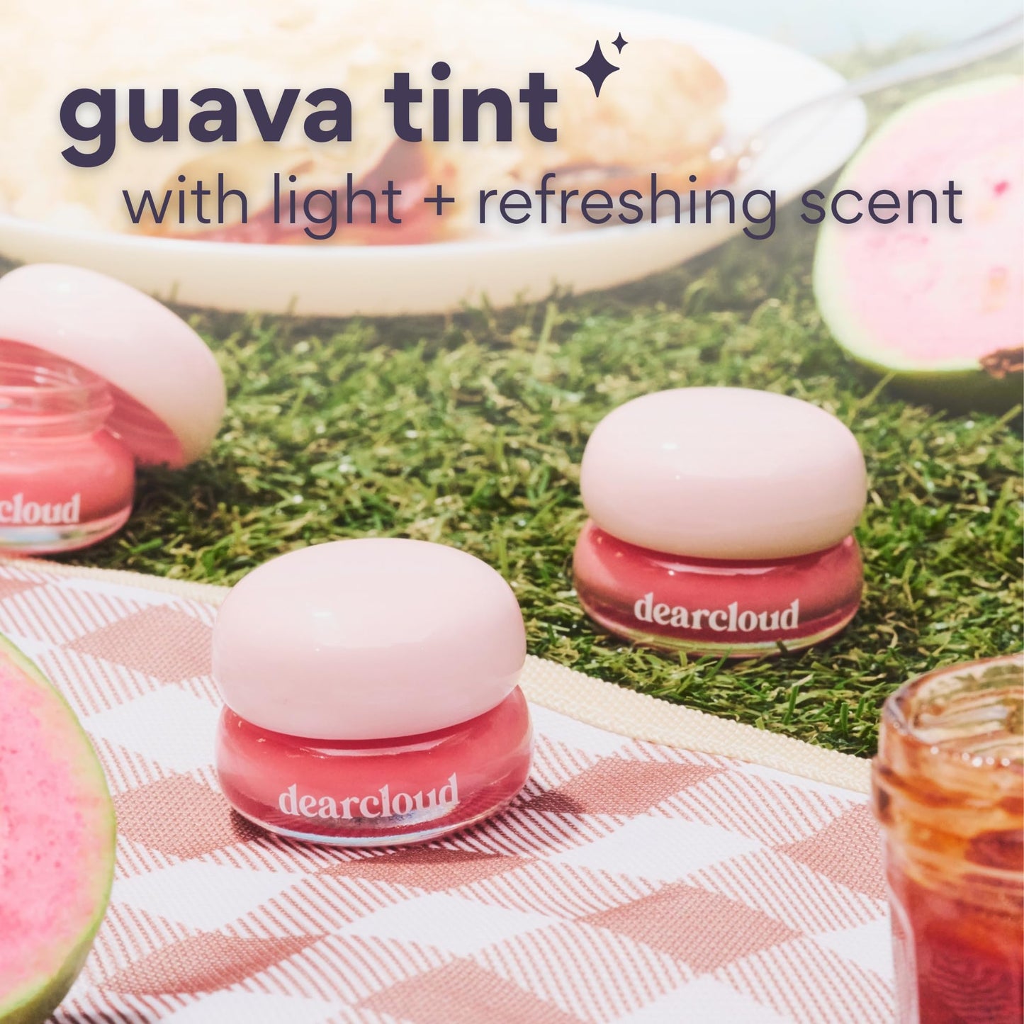 dearcloud Dewy Lip Jam - Lip Balm with Vitamin E (Guava) Beauty and Personal Care dearcloud