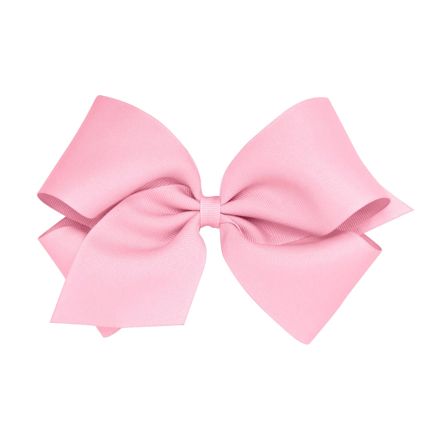 Wee Ones Girls' Plain Wrap Classic Grosgrain Hair Bows on a WeeStay No-Slip Hair Clip, Handmade, King, Pearl Pink Beauty & Personal Care Wee Ones
