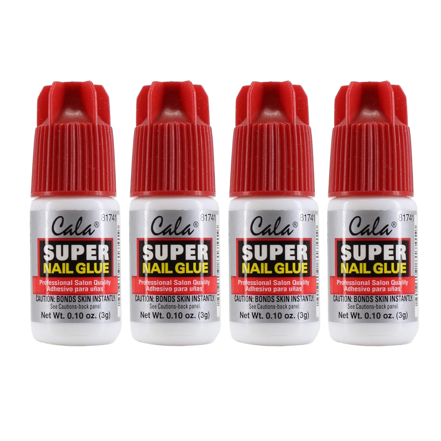 CALA Super Nail Glue - Professional Quick Dry Nail Glue Adhesive for False Nails, Tips & Art Accessories - Salon Quality Strong Hold for Natural Nail Beauty & Personal Care CALA