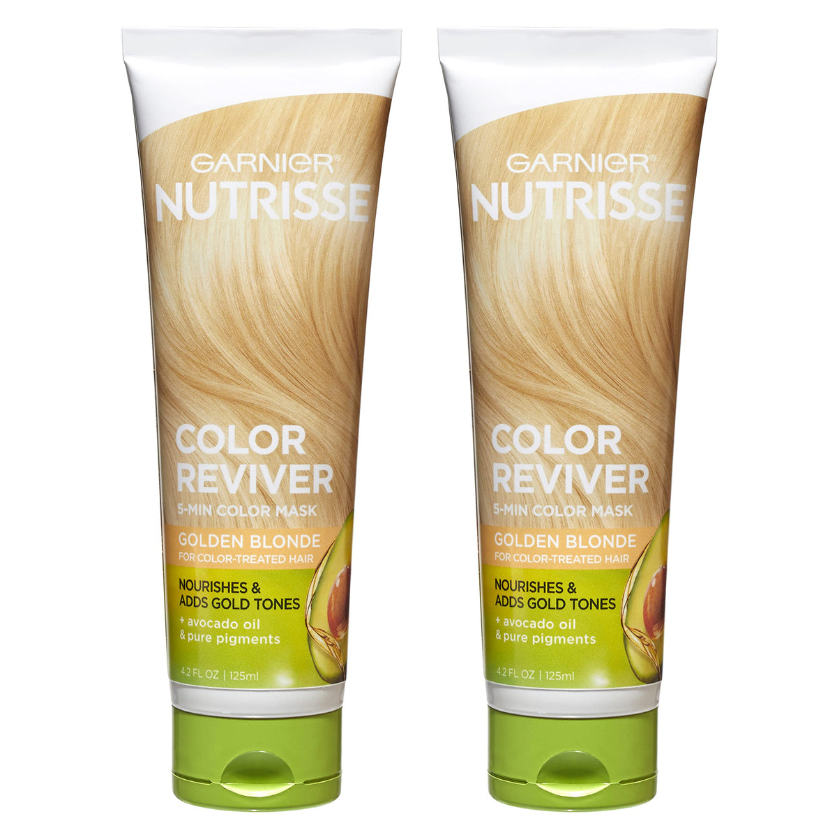 Garnier Hair Color Nutrisse Color Reviver, Golden Blonde for Color Treated Hair to Nourish & Adds Gold Tones, 8.4 Fl Oz, 2 Count (Packaging May Vary) Beauty & Personal Care Garnier