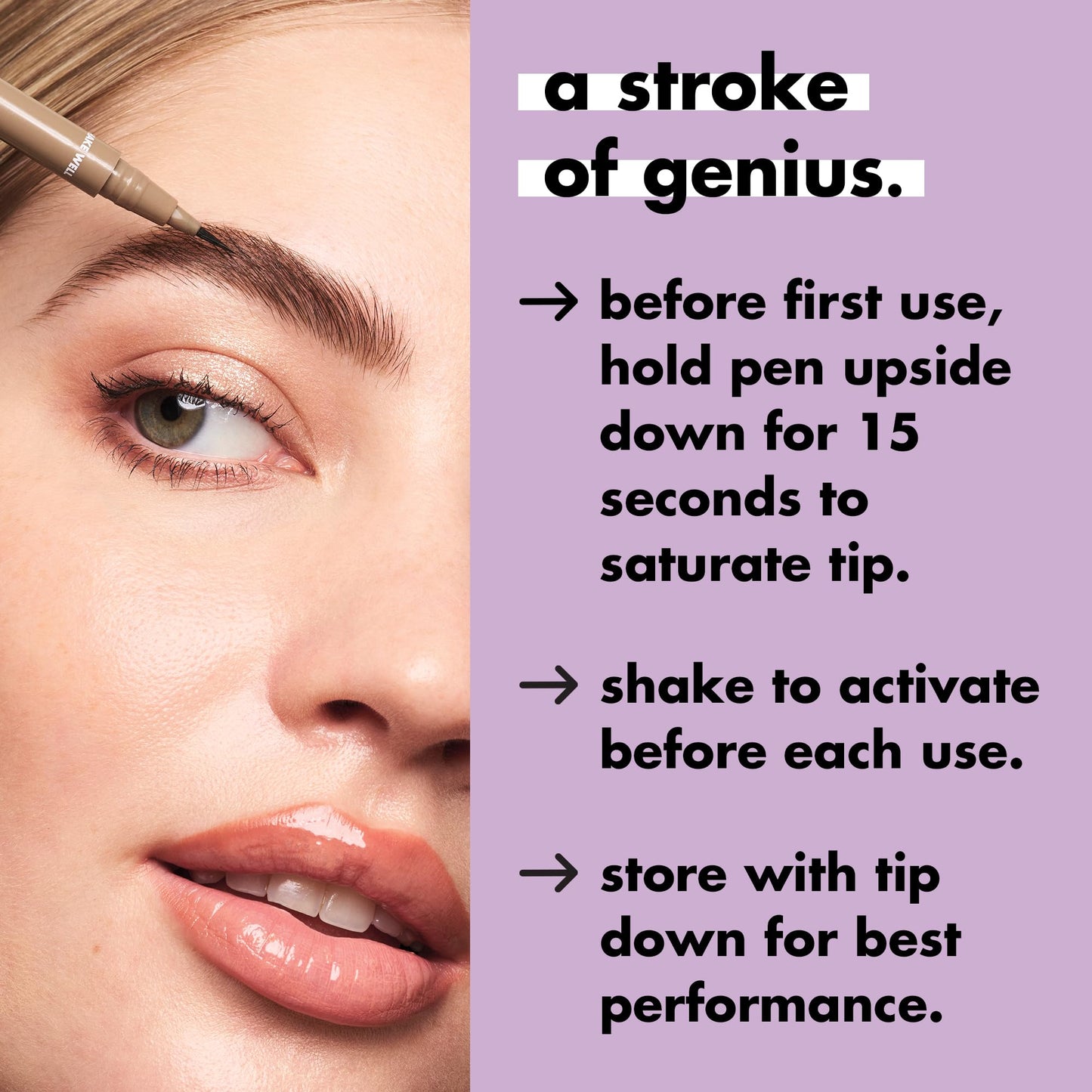 e.l.f. Holy Strokes Micro-Fine Brow Pen, Liquid Waterproof Eyebrow Makeup For Detailing & Adding Dimension, Vegan , Auburn Beauty & Personal Care e.l.f.