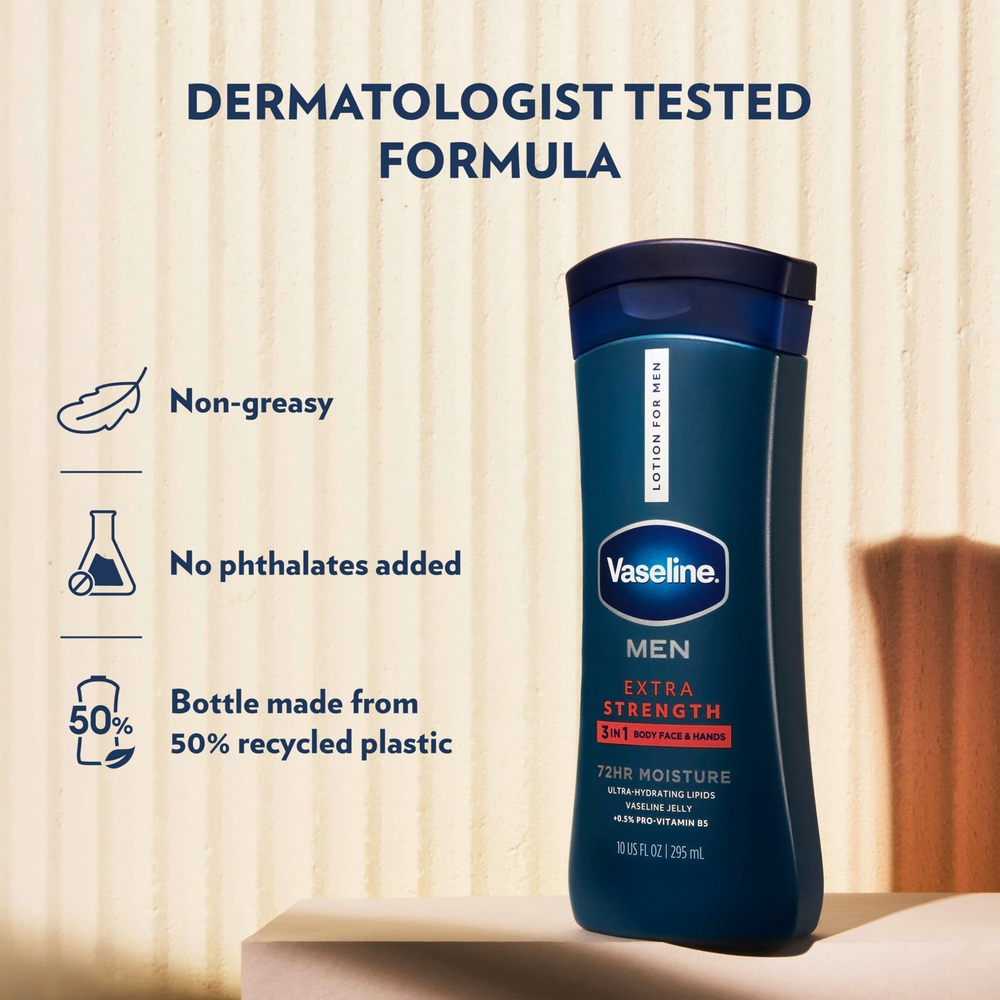Vaseline Men Healing Moisture Hand and Body Lotion Extra Strength 10 oz Beauty & Personal Care Vaseline