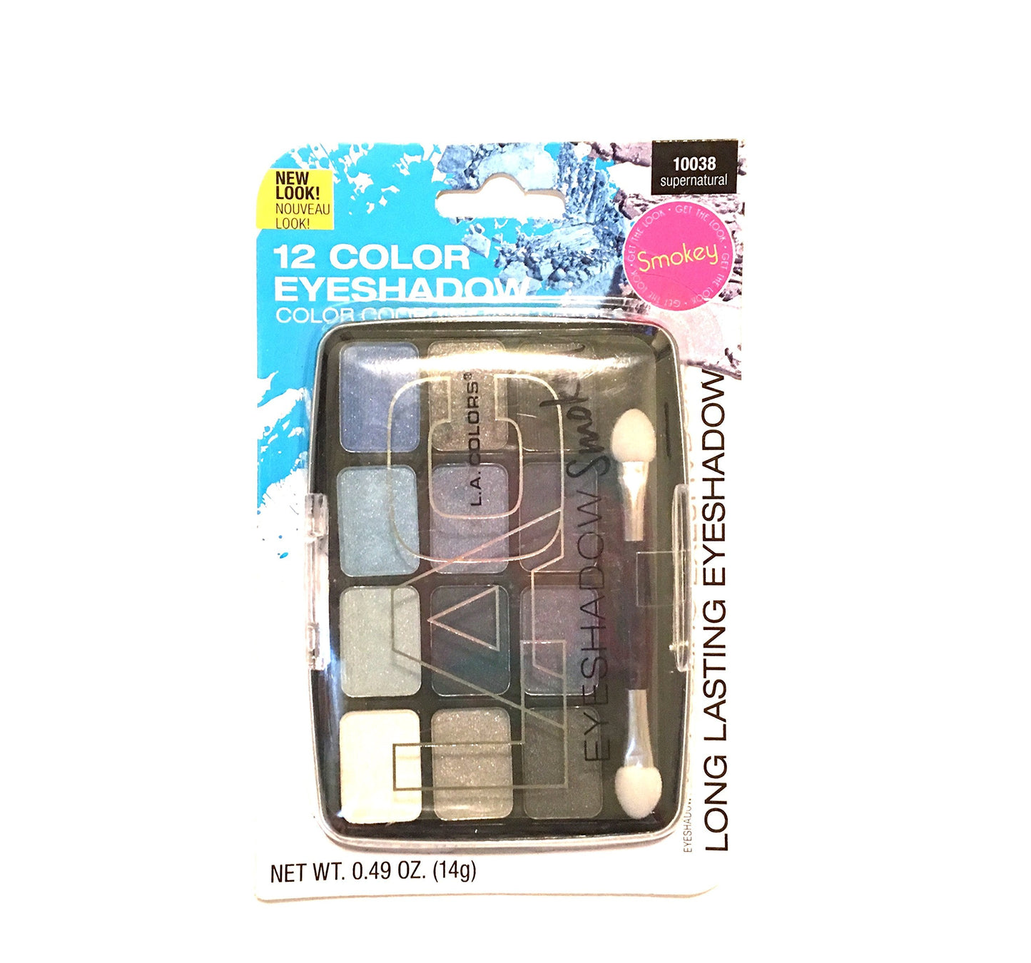 L.A. Colors 12 Color Eyeshadow Palettes, Supernatural Beauty & Personal Care L.A. Colors