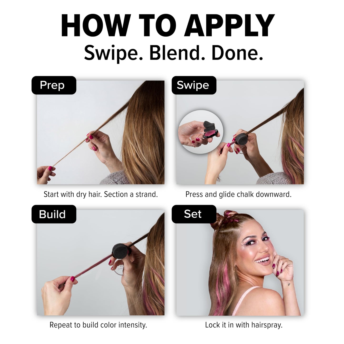 Splat Hair Chalk |Lemon Lime| Temporary Hair Color Beauty & Personal Care Splat