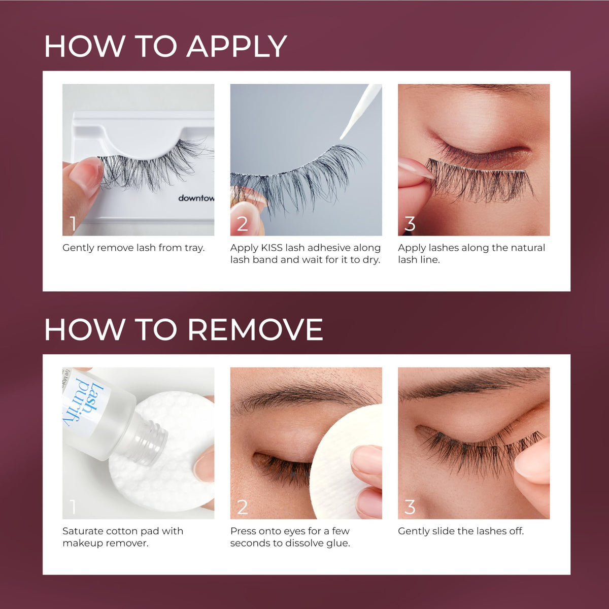 KISS Lash Couture LuXtensions Collection False Eyelashes, Flat Lash Technology, Super Slim Lash Band, Real Lash Extension Fibers, Reusable, Style Beauty & Personal Care KISS
