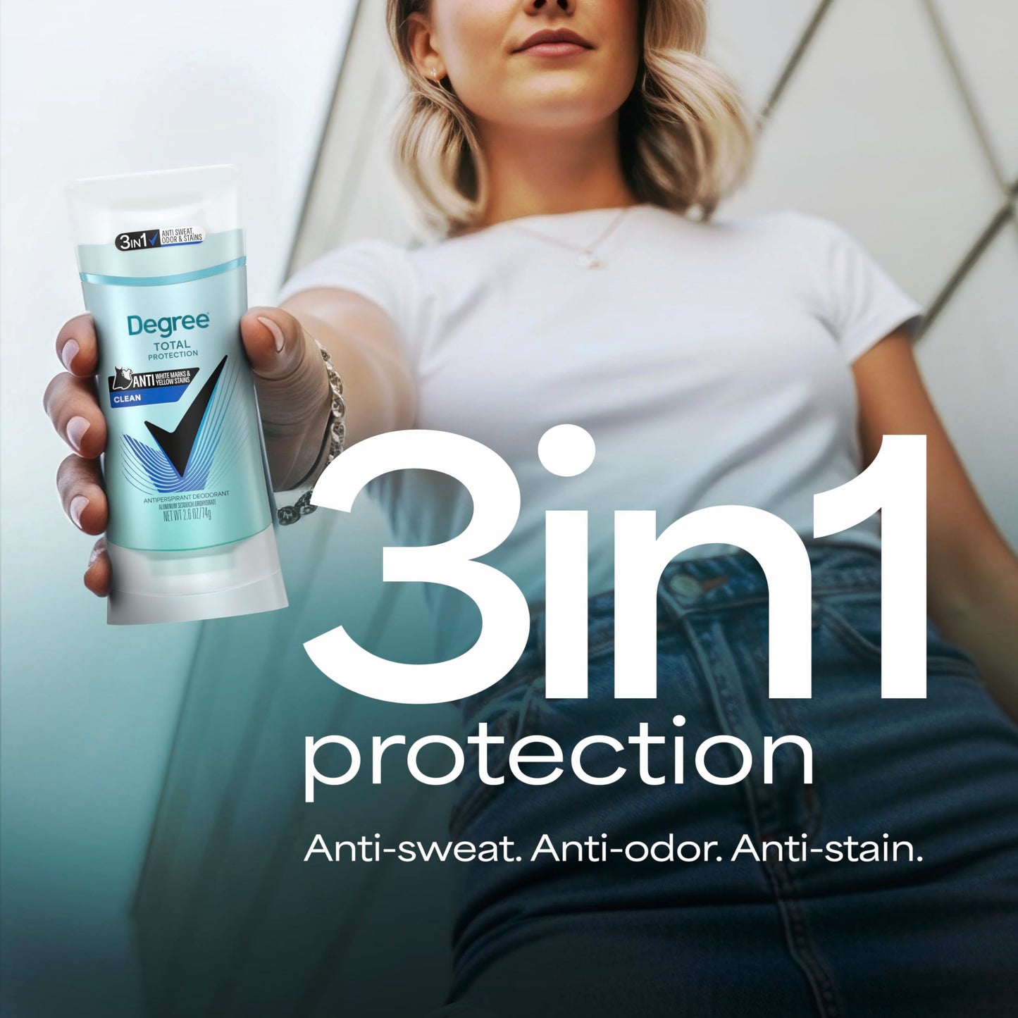 Degree Antiperspirant for Women Protects from Deodorant Stains Pure Clean Deodorant for Women 2.6 oz Beauty and Personal Care Degree