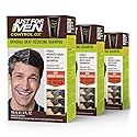 Just for Men Control GX Grey Reducing Shampoo, Gradual Hair Color with Keratin for Stronger Thicker and Healthier Looking Hair, 4 Fl Oz - Pack of 3 Beauty & Personal Care Just for Men
