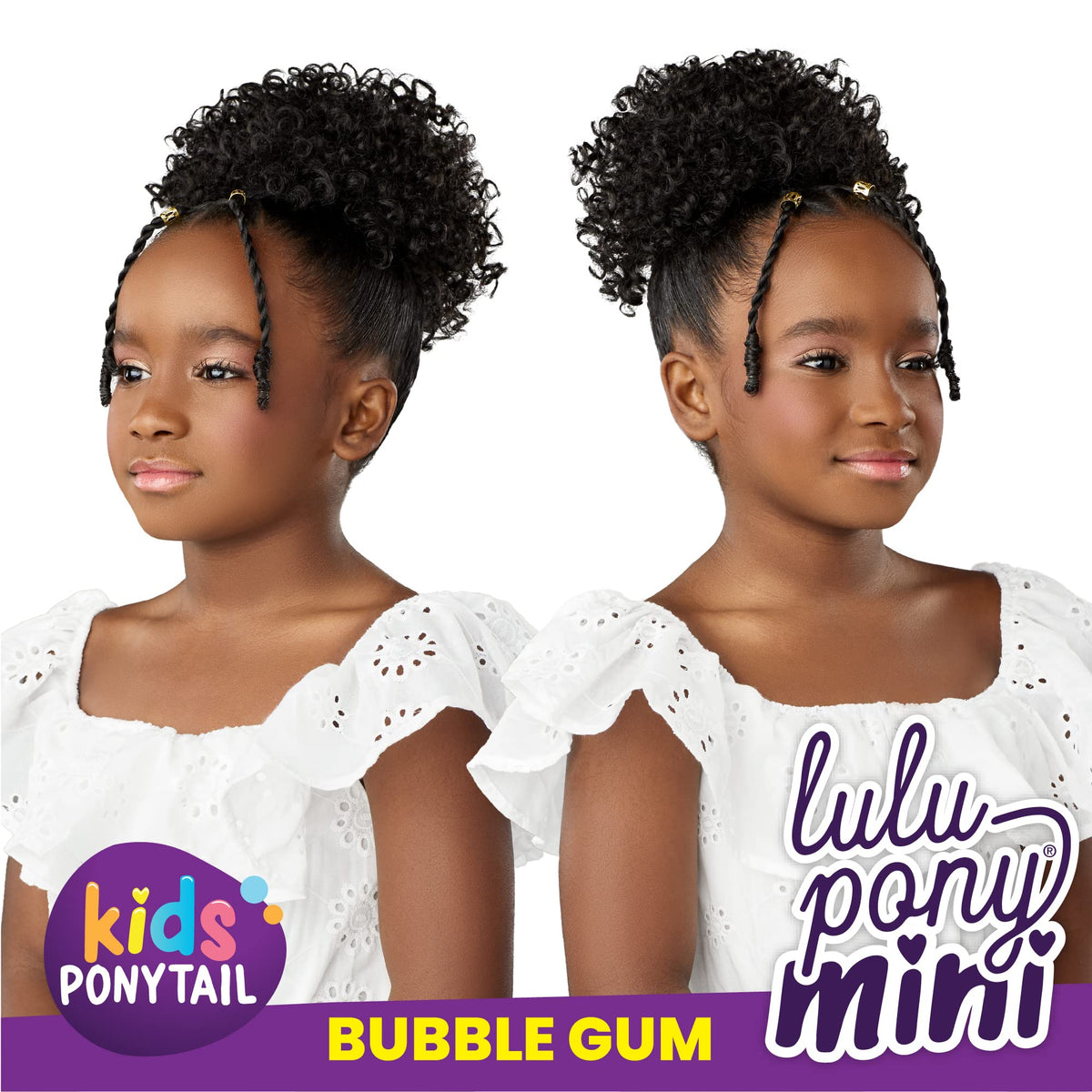 Sensationnel Lulupony Mini-Bubble Gum,1B OFFBLACK