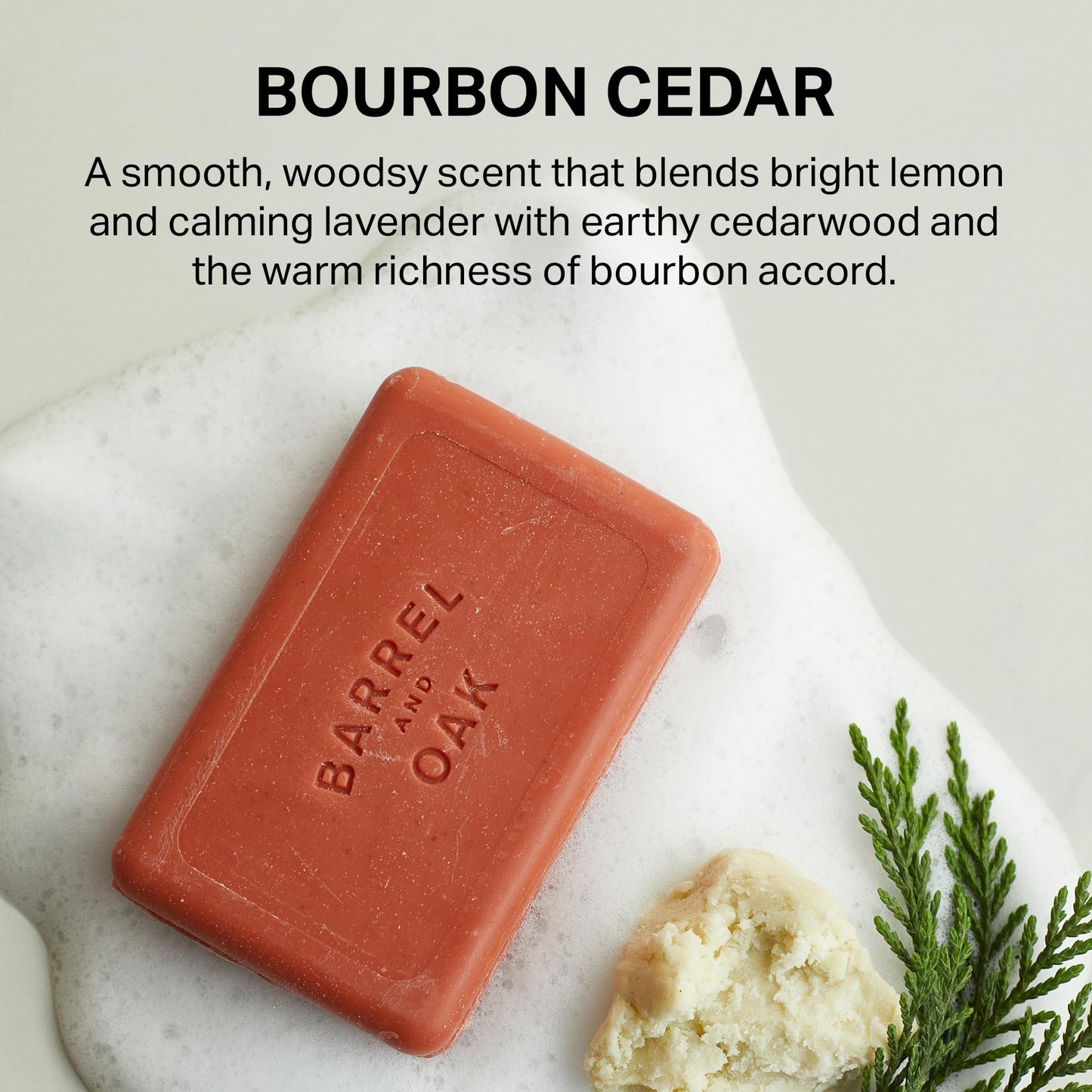 Barrel & Oak Exfoliating Bar Soap for Men, Kaolin Clay with Red Clay, Walnut Shell Powder, Olive Stone, and Essential Oils, Long-Lasting Bar Soap Beauty & Personal Care Barrel & Oak