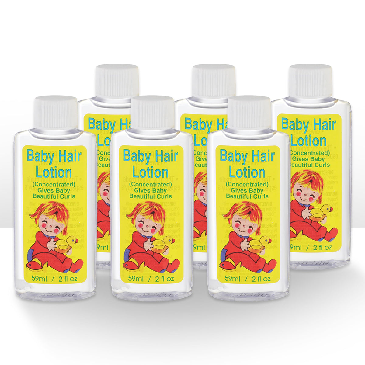 Clubman Pinaud Baby Hair Lotion, Gentle Formula, 2 Fl Oz (Pack of 6)