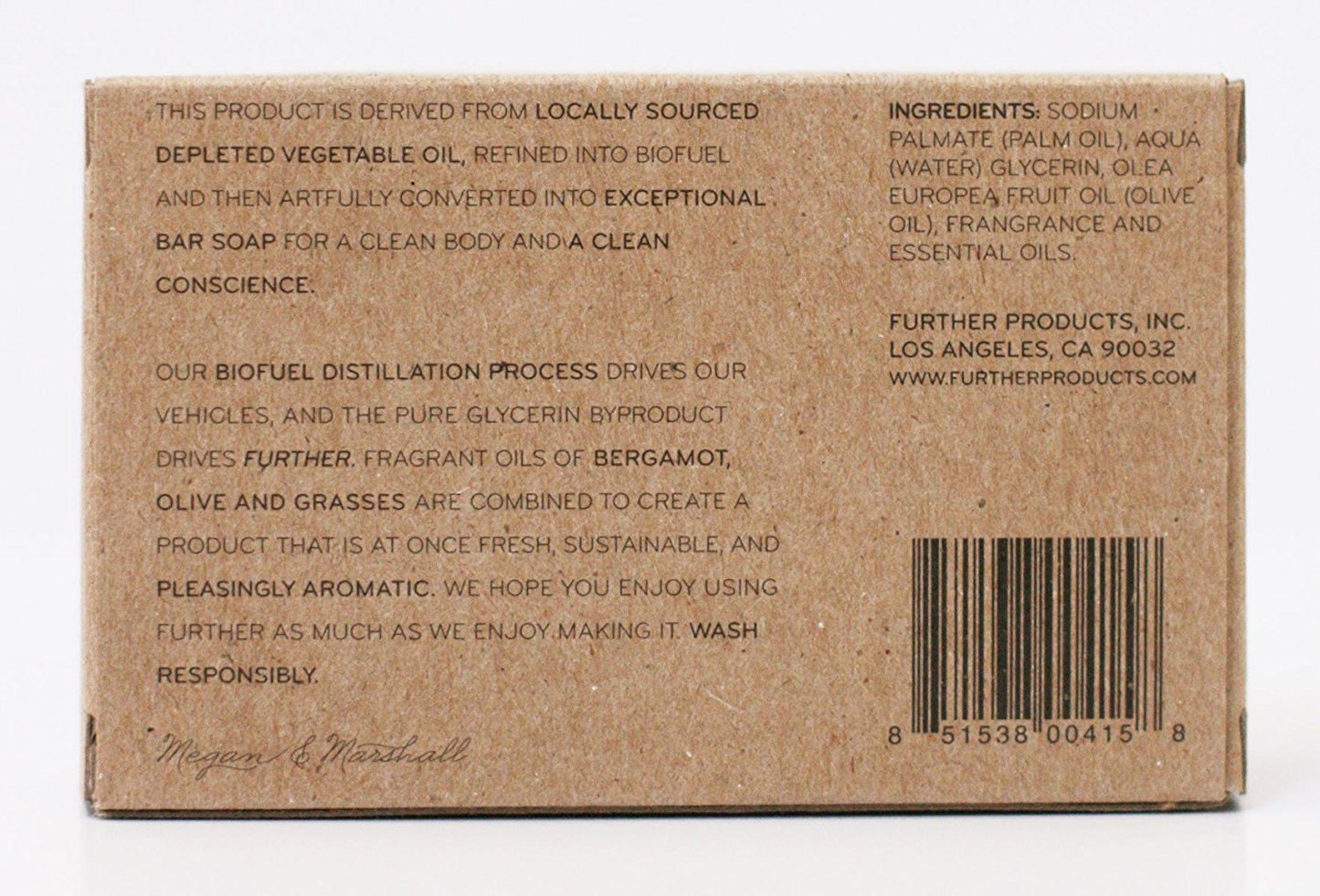 Further Glycerin Soap- 8 oz. Bar Soap Beauty & Personal Care Further