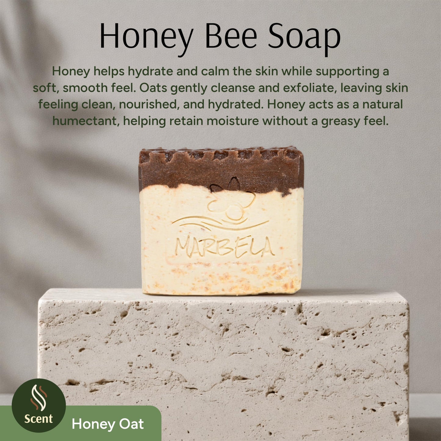 Marbela Cosmetics Handmade Soap Bar - Made in USA, Vegan Friendly, Palm Oil Free, Natural Bar Soap - Face & Body Soap for Daily Skin Care Beauty & Personal Care Marbela