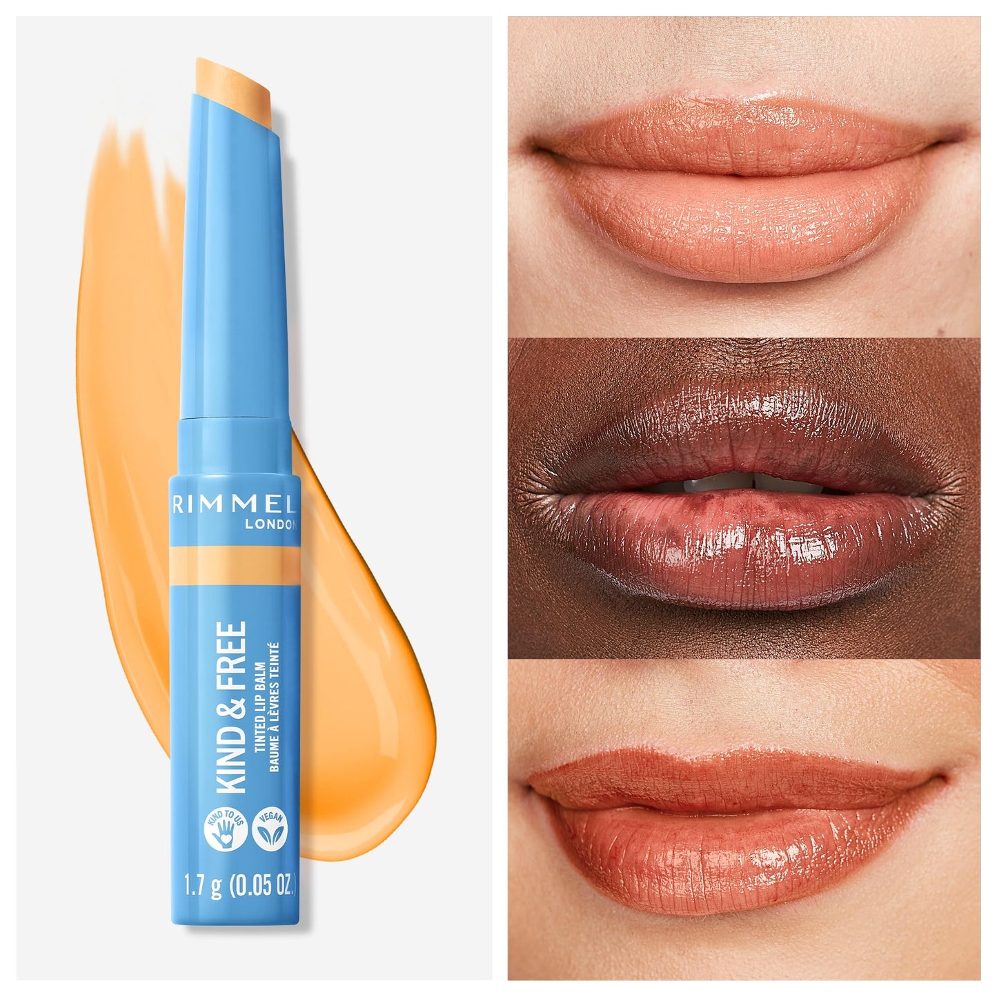 Rimmel Kind & Free Tinted Lip Balm, 001 Air Storm, 4g Beauty and Personal Care Rimmel