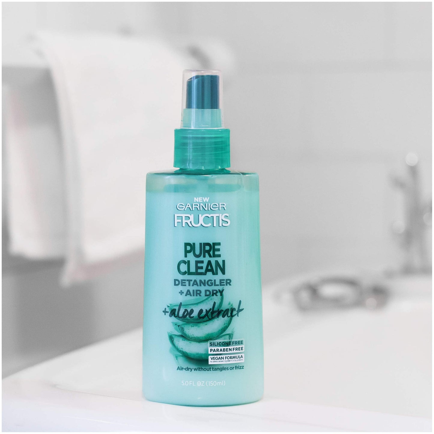 Garnier Fructis Pure Clean Detangler + Air Dry, Aloe Vera, 5 Fl Oz Beauty & Personal Care Garnier