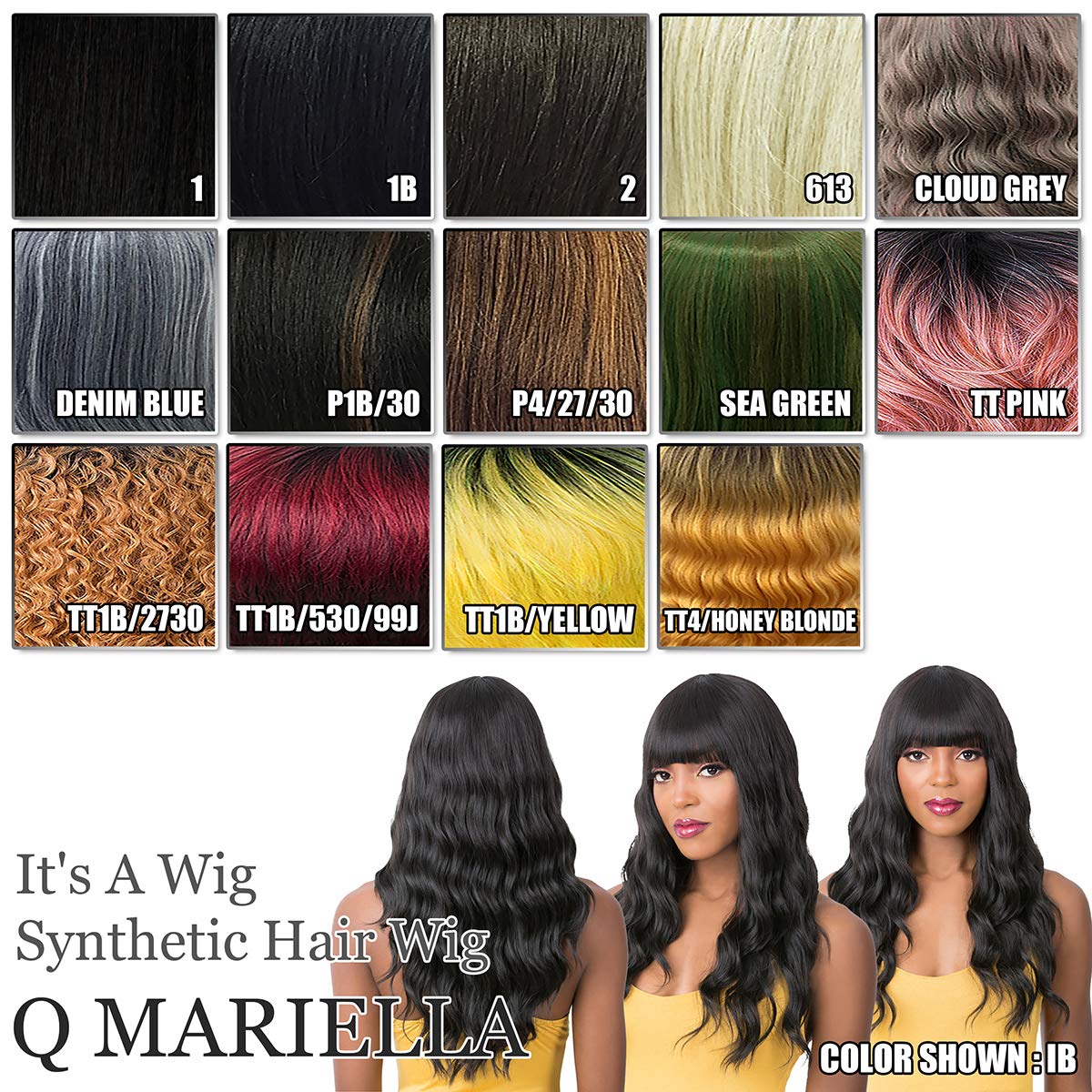 It's A Wig Synthetic Hair Wig Q MARIELLA (1)
