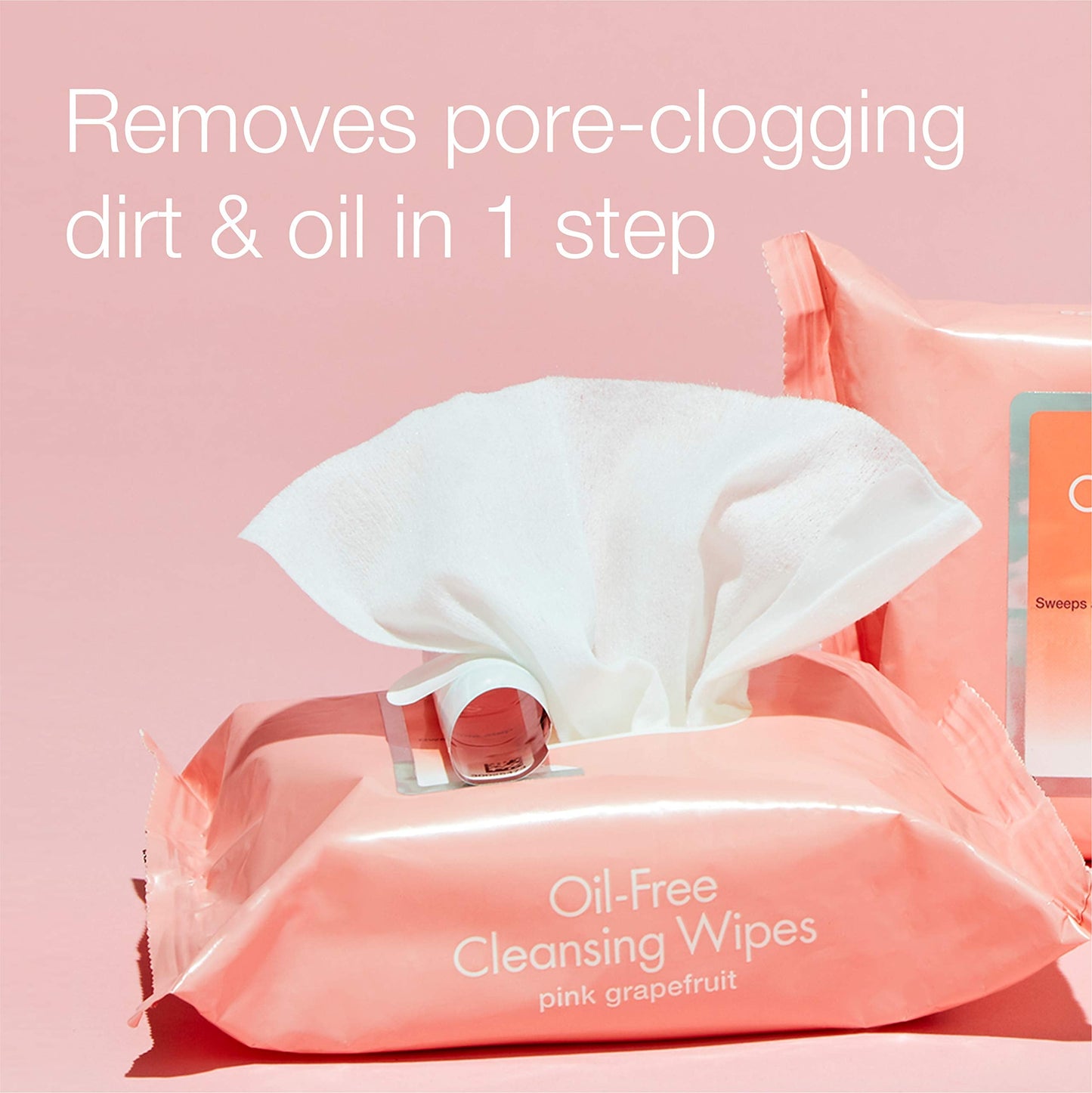 Neutrogena Oil Free Facial Cleansing Makeup Wipes, Disposable Acne Face Towelettes to Remove Dirt, Oil and Makeup for Acne Prone Skin, Pink Beauty & Personal Care Neutrogena