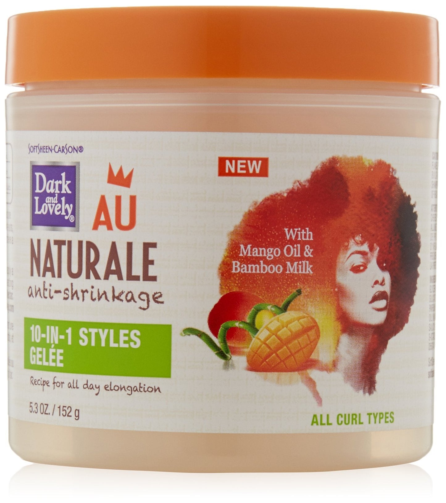 SoftSheen-Carson Dark and Lovely Au Naturale Anti-Shrinkage 10-in-1 Styles Gele, 5.3 oz Beauty & Personal Care SoftSheen