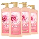 Caress Hydrating Body Wash with Pump Shower Gel For Soft, Silky Skin Daily Moisture Body Wash With Silk Extract & Floral Oil Essence, 25.4 Fl Oz (Pack Beauty & Personal Care Caress