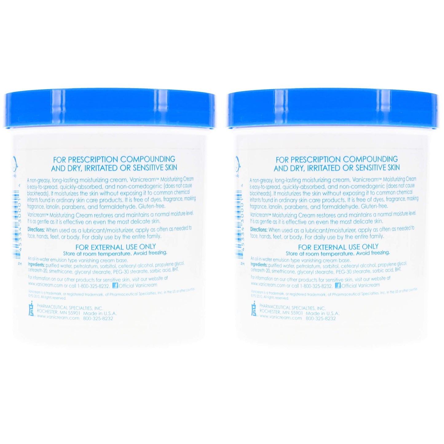 Vanicream Moisturizing Skin Cream, 16 Ounces (Pack of 2) Beauty & Personal Care Vanicream