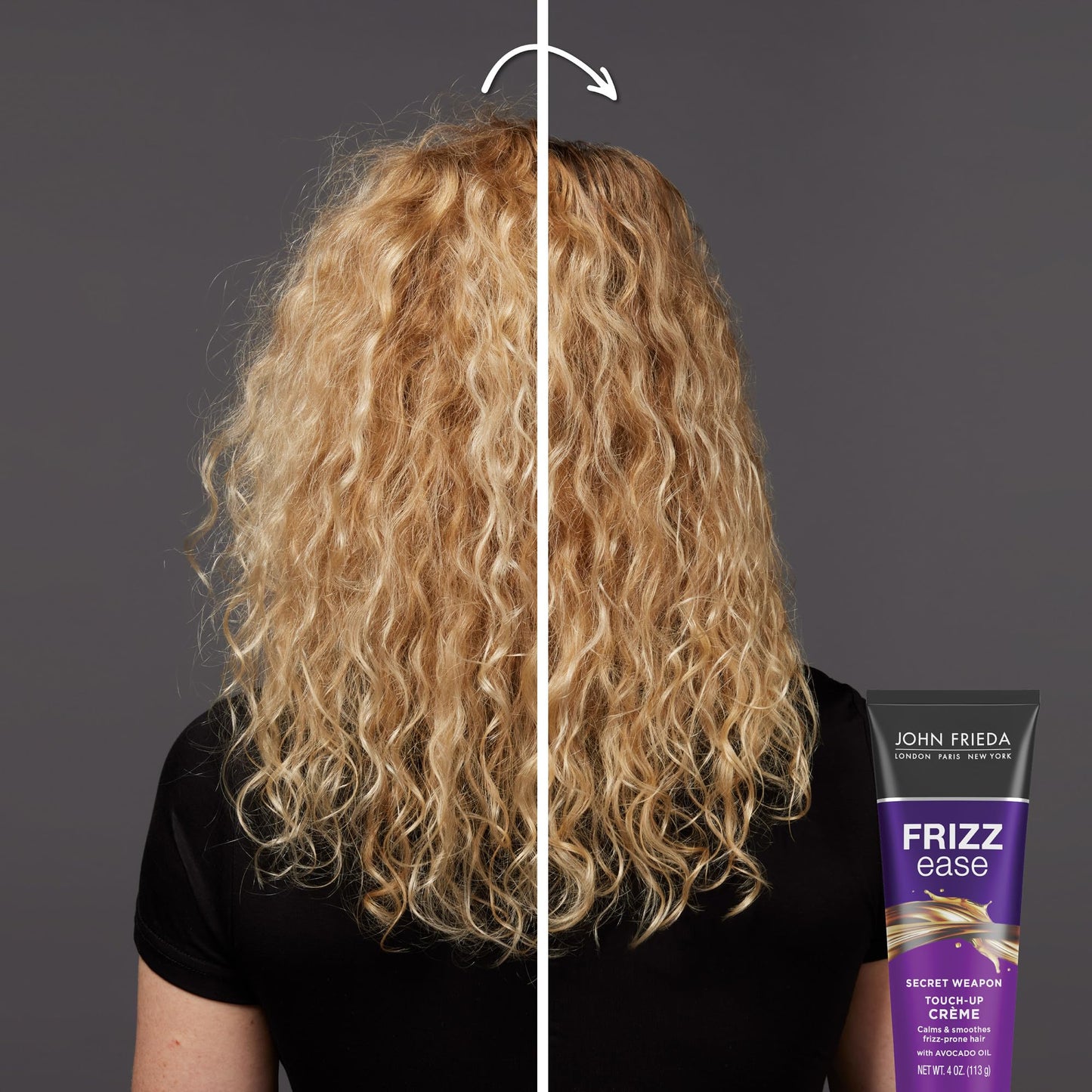 Frizz-Ease Style Creme Size 4z John Frieda Frizz-Ease Secret Weapon Flawless Finishing Cream Beauty & Personal Care John Frieda