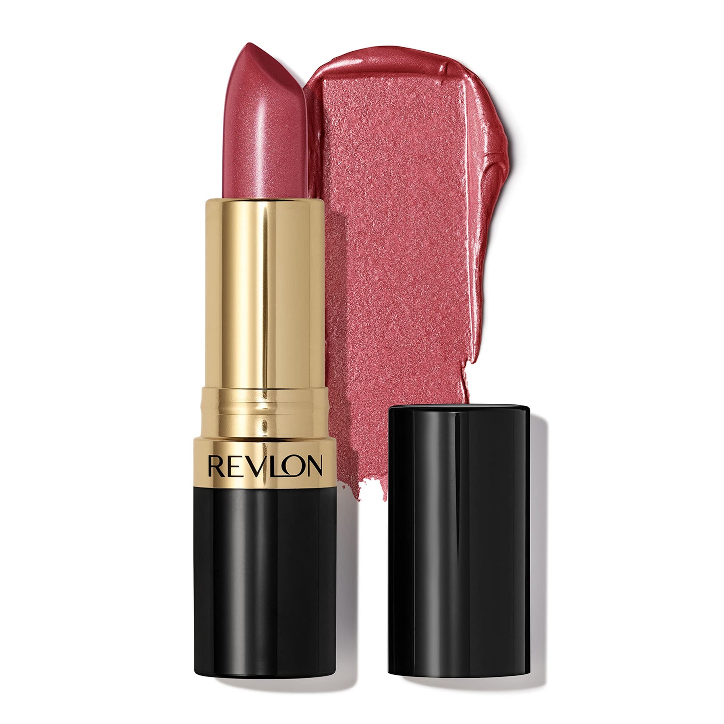 Revlon Super Lustrous Lipstick, Creamy Formula For Soft, Fuller-Looking Lips, Moisturized Feel, 610 Goldpearl Plum, 0.15 oz Beauty & Personal Care REVLON